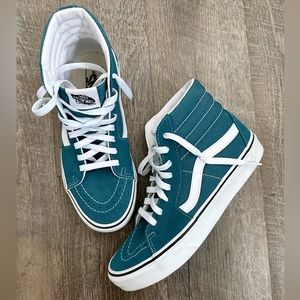 Teal Women’s Vans Sk8-Hi Sneakers NWOB
